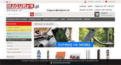 Desktop Screenshot of magurex.pl